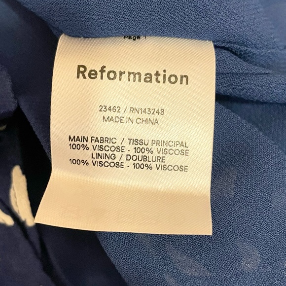 Reformation Christine Dress  Moray - Picture 12 of 15